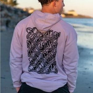 Koastal Kooks Apparel Permanent Vacation mid-heavy weight light purple hoodie